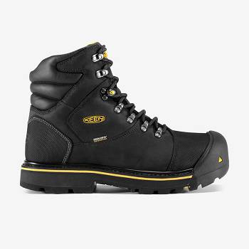 KEEN Férfi Milwaukee Waterproof (Steel Toe) Munkavédelmi Bakancs Fekete